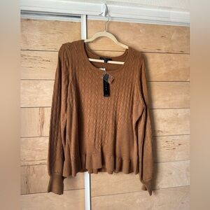 Cozy‎ Brown Sweater